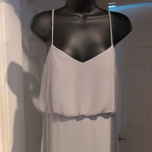 W-Too Blue Gray Bridesmaid  Dress